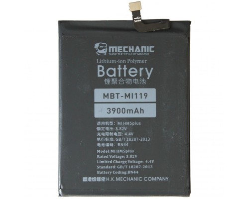 Аккумулятор MECHANIC BN44 (3900 mAh) для Xiaomi Redmi 5 Plus