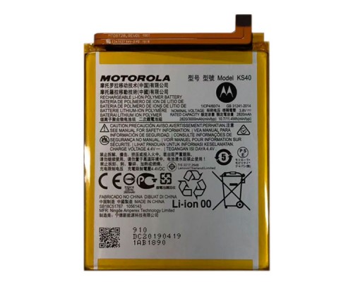 Акумулятори Motorola KS40 Moto E6i XT2053-5/E6 Play XT2029-1/E6s [Original] 12 міс. гарантії