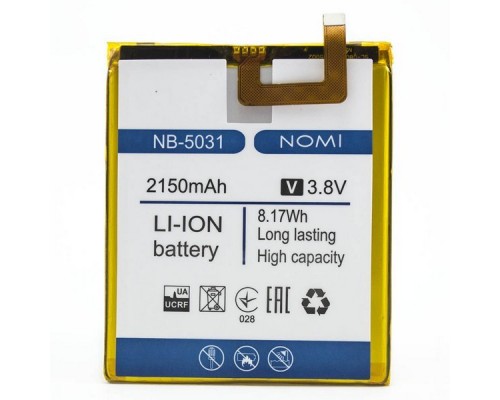 Акумуляторна батарея Nomi i5031 NB-5031 [Original PRC] 12 міс. гарантії