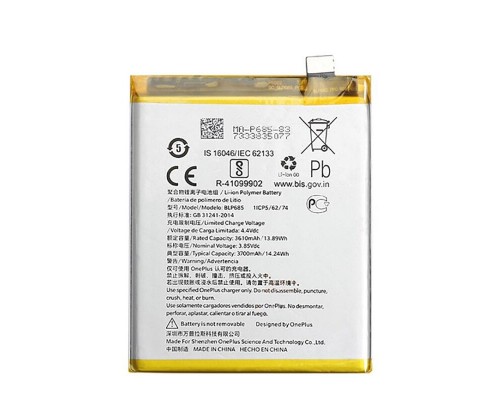 Акумулятор OnePlus 6/6T/BLP685 [Original PRC] 12 міс. гарантії
