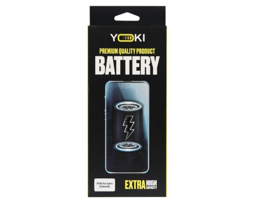 Аккумулятор Yoki Extra / Apple iPhone 6 / 2500 mAh (увеличенная емкость)