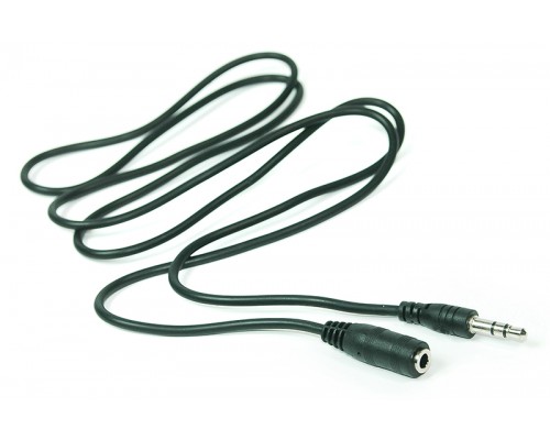 Аудіо кабель PowerPlant 3.5mm M-F 1м