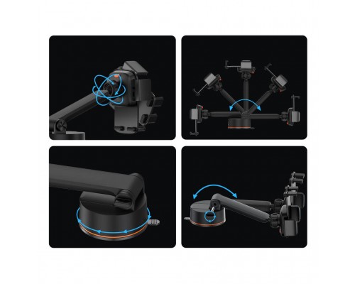 Автоутримувач Baseus Easy Control Clamp SUYK0200 Чорний,01