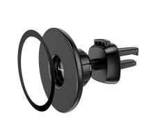 Автодержатель Hoco CA112 Excelle air outlet ring magnetic MgSafe Чёрный