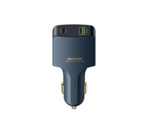 Автомобільний зарядний пристрій Remax RCC326 USB/Type-C QC PD 100W синьо-чорний