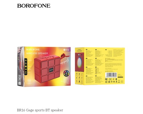 Беспроводная Колонка Borofone BR16 Красный