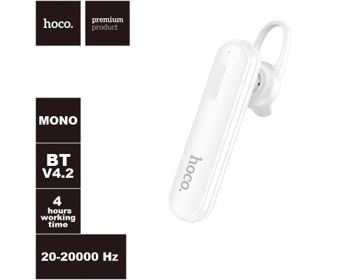 Беспроводная гарнитура Hoco E36 белая