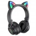 Бездротові накладні навушники Borofone BO18 Cat ear чорні
