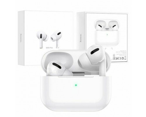 Беспроводные наушники Hoco EW04 Plus, TWS Bluetooth 5.1, с микрофоном, вакуумные, белые