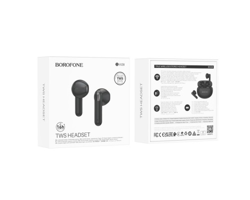 Bluetooth Стерео Гарнітура Borofone BW28 Чорний