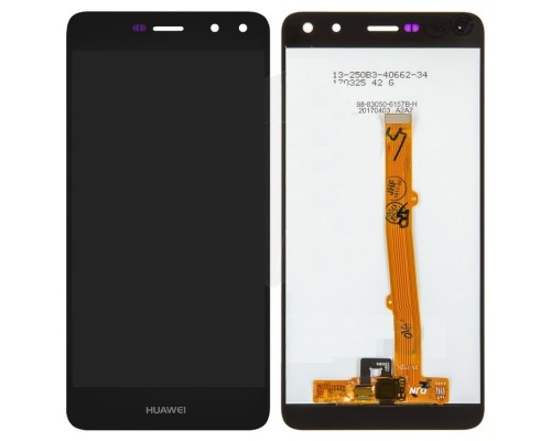 Дисплей (LCD) Huawei Y5 (2017) MYA-L22/Y5 III/ MYA-U29 із сенсором чорний + рамка