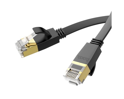 Кабель Ethernet Hoco US07 RJ-45 CAT6 1Gigabit 3m Черный