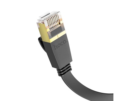 Кабель Ethernet Hoco US07 RJ-45 CAT6 1Gigabit 3m Черный