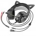 Игровые Наушники Hoco W107 Cute cat luminous CAT EAR GAMING headphones Phantom Cat Black-Pink