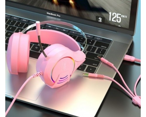 Ігрові Навушники XO-GE-04 Рожевий