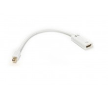 Кабель-переходник PowerPlant mini DisplayPort - HDMI, 0.15м