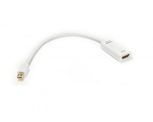 Кабель-переходник PowerPlant mini DisplayPort - HDMI, 0.15м