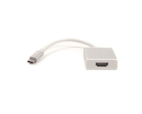Кабель-переходник PowerPlant HDMI female - USB Type-C, 0.15м