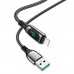 Кабель Hoco S51 з дисплеєм USB to Lightning 1.2m чорний
