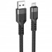 Кабель Hoco U110 USB to MicroUSB 1.2m чорний