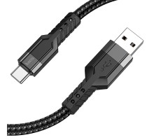 Кабель Hoco U110 USB to Type-C 1.2m чорний
