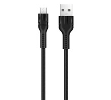 Кабель Hoco U31 USB to MicroUSB 1.2m черный