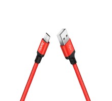Кабель Hoco X14 USB to MicroUSB 1m красный