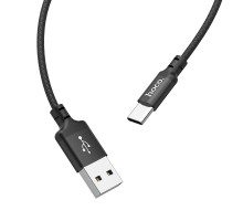 Кабель Hoco X14 USB to Type-C 2m чорний