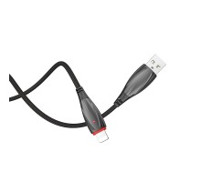 Кабель Hoco X27 USB to Lightning 1.2m черный