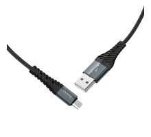 Кабель Hoco X38 USB to MicroUSB 1m черный