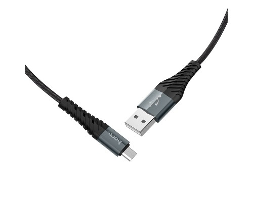 Кабель Hoco X38 USB to MicroUSB 1m чорний