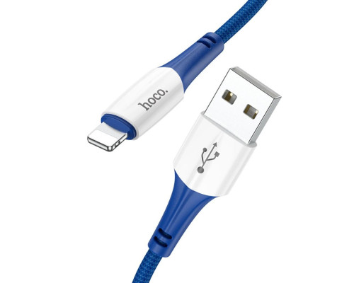 Кабель Hoco X70 USB to Lightning 1m синій