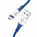 Кабель Hoco X70 USB to MicroUSB 1m синий