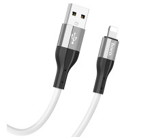 Кабель Hoco X72 USB to Lightning 1m белый