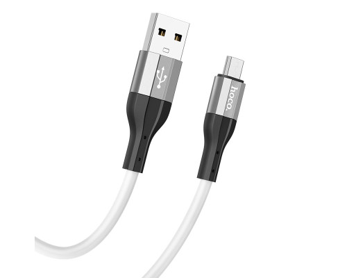 Кабель Hoco X72 USB to MicroUSB 1m белый