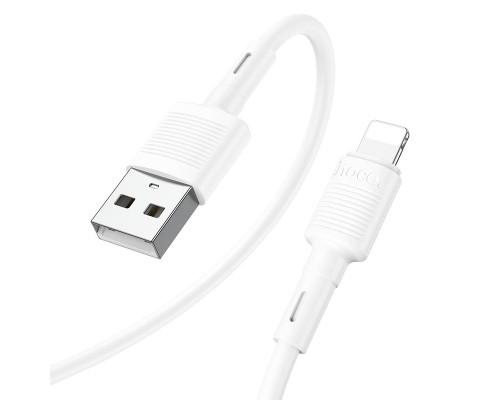 Кабель Hoco X83 USB to Lightning 1m белый