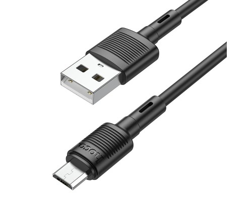 Кабель Hoco X83 USB to MicroUSB 1m черный