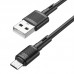 Кабель Hoco X83 USB to MicroUSB 1m черный
