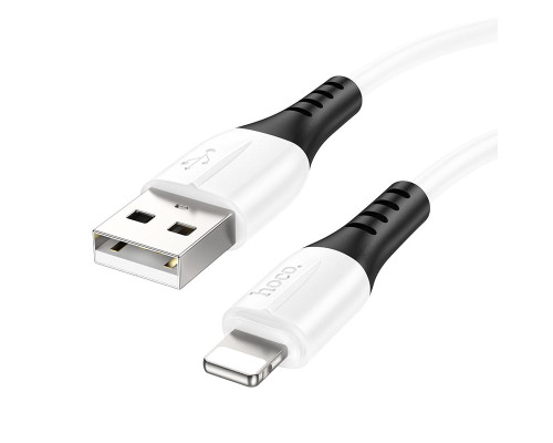 Кабель Hoco X86 USB to Lightning 1m белый