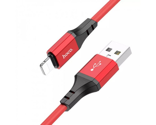 Кабель Hoco X86 USB to Lightning 1m красный