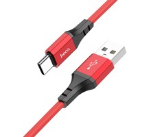 Кабель Hoco X86 USB to Type-C 1m красный