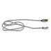 Кабель PowerPlant USB 2.0 AM/Micro B, двусторонний, 1м, серый