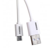 Кабель Remax RC-007m USB to MicroUSB 1m білий
