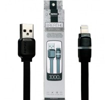 Кабель Remax RC-029i USB to Lightning 1m черный