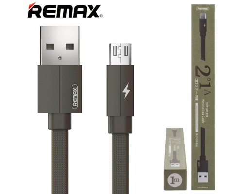 Кабель Remax RC-094m USB to MicroUSB 1m черный