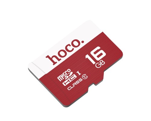 Карта Памяти Hoco MicroSDHC 16gb 10 Class Красный