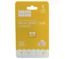 Карта Пам'яті Hoco MicroSDHC 32gb 10 Class Жовтий