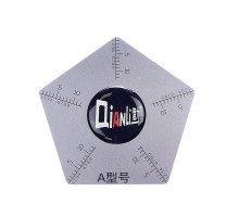 Карта металлическая QianLi пятиугольник, для разборки
