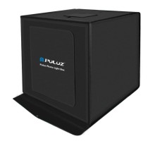 Лайткуб (фотобокс) Puluz PU5040 (40 х 40 х 40 см) в комплекте с 2 LED панелями чёрный