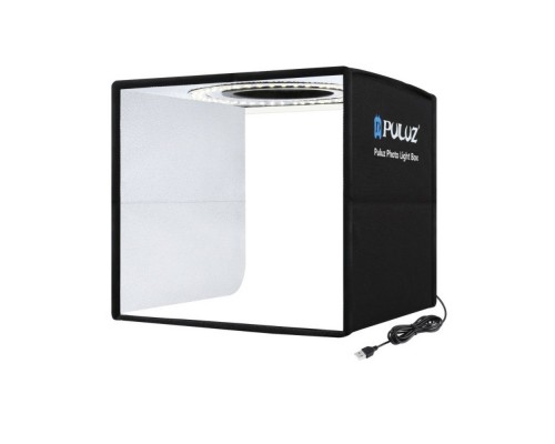Лайткуб (фотобокс) Puluz PU5041B LED (40 х 40 х 40 см) чорний
